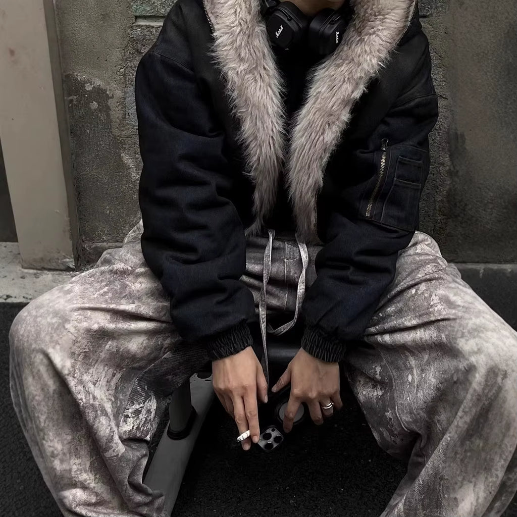  American Washed Hooded Cotton Jacket Parka collection