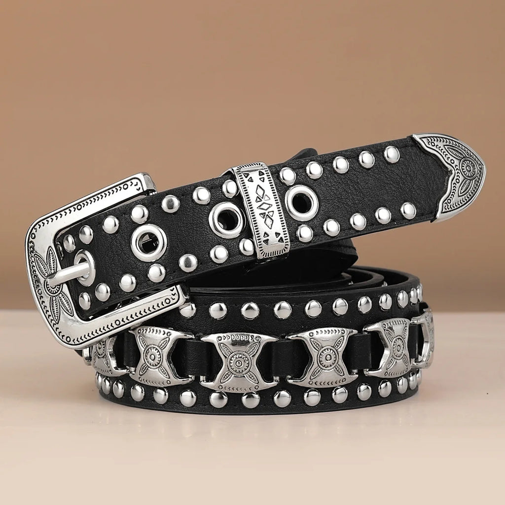 Metallic VYNX Belt 