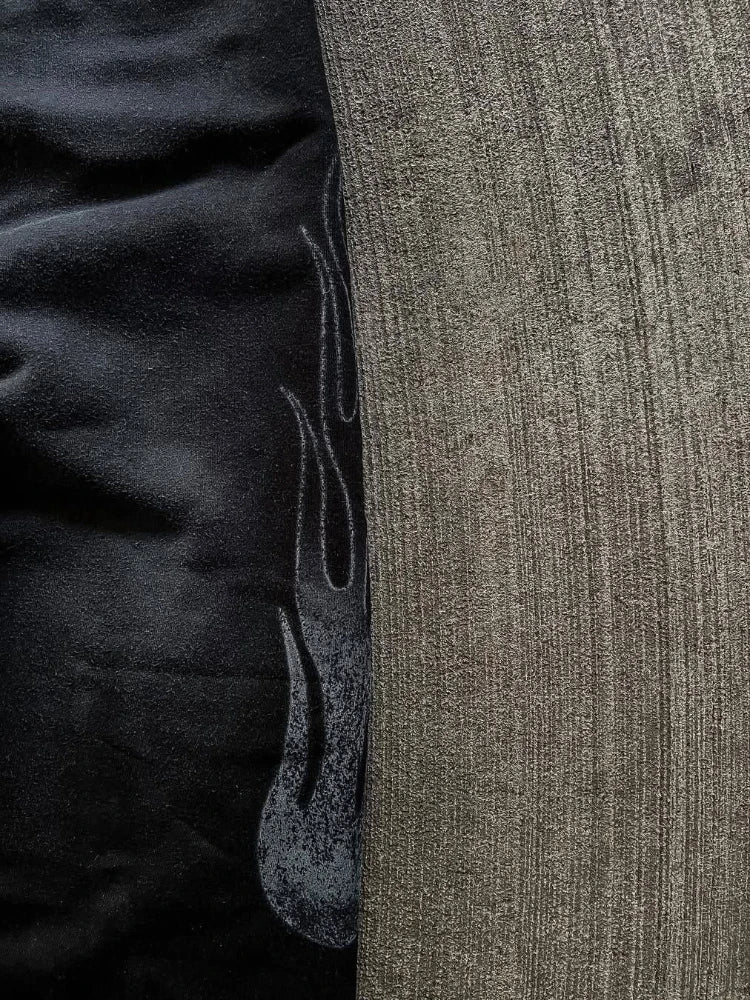 High Street Trendy Pants High Street Ins Trendy Brand Men'S and Women'S Loose Straight Tube Embroidered Printed Casual Pants