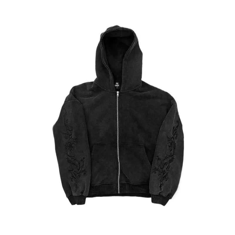 Vine Embroidered Hasajuku Hoodie