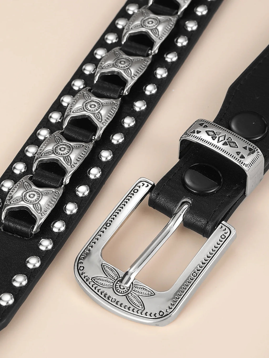 Metallic VYNX Belt 