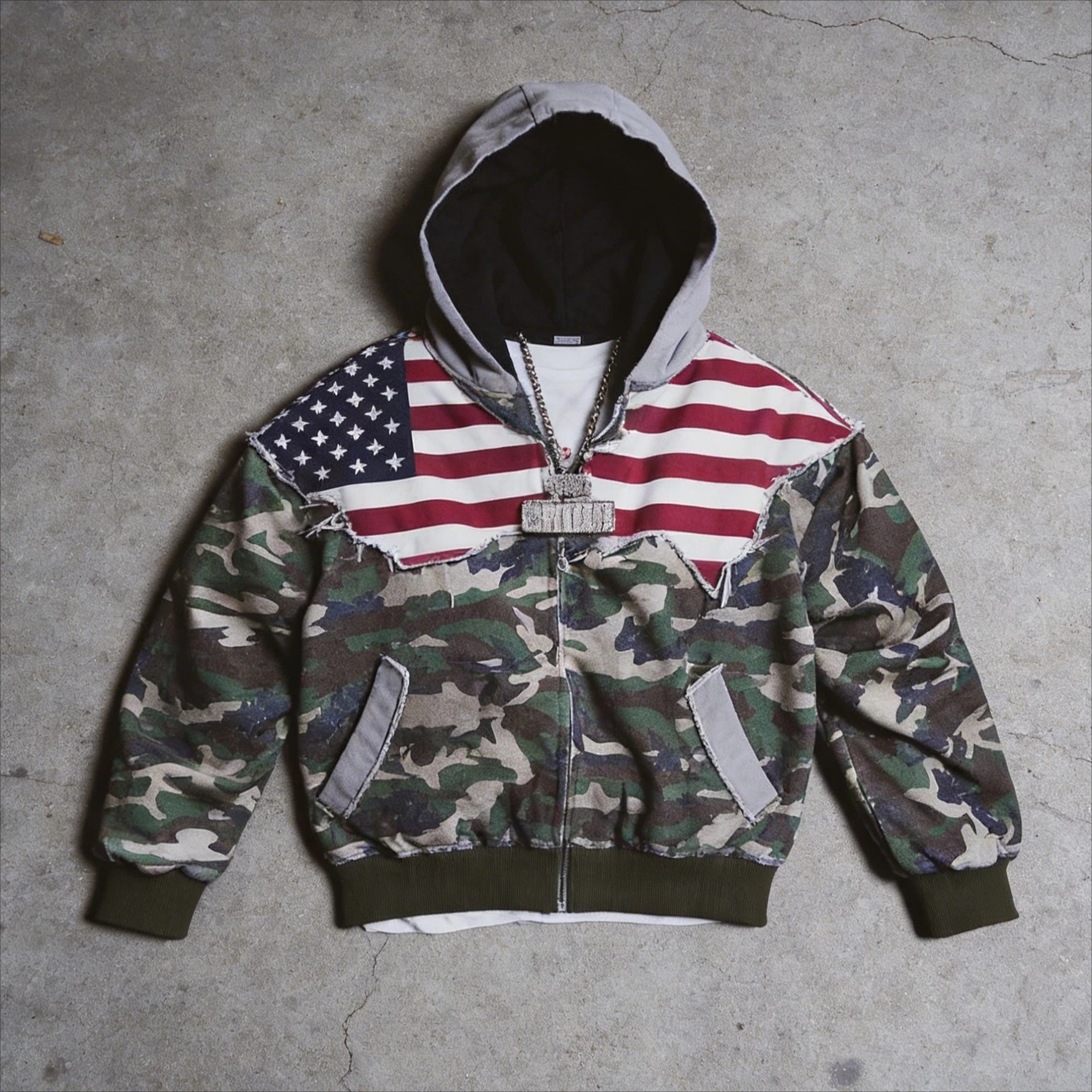 TK Jacket Camouflage Embroidered