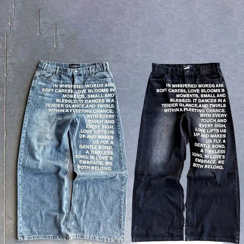 Limited Harajuku Y2K Vintage Denim Jeans