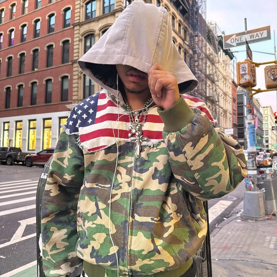 TK Jacket Camouflage Embroidered