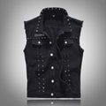 Rivet Denim Vest - Slim Fit *